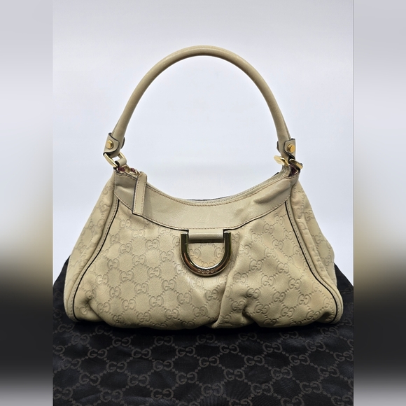 Gucci Handbags - Gucci GG Guccissima Large D-Ring Abbey Hobo Bag